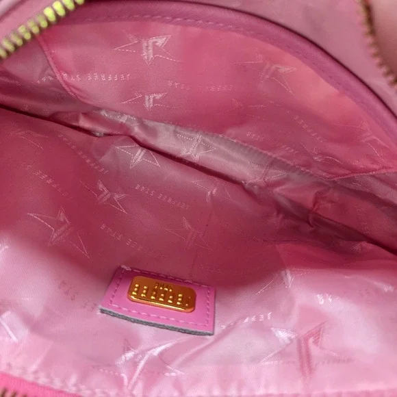 Jeffree Star Pink Star Fanny Pack Belt Bag Purse Gold Accents Cute‎ Kawaii - Picture 4 of 13